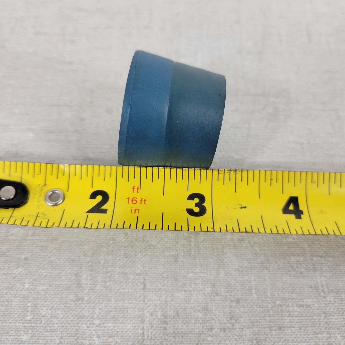 Laboratory Rubber Stopper Glass Flange Size #6 Blue 25mm Solid Pack of 10