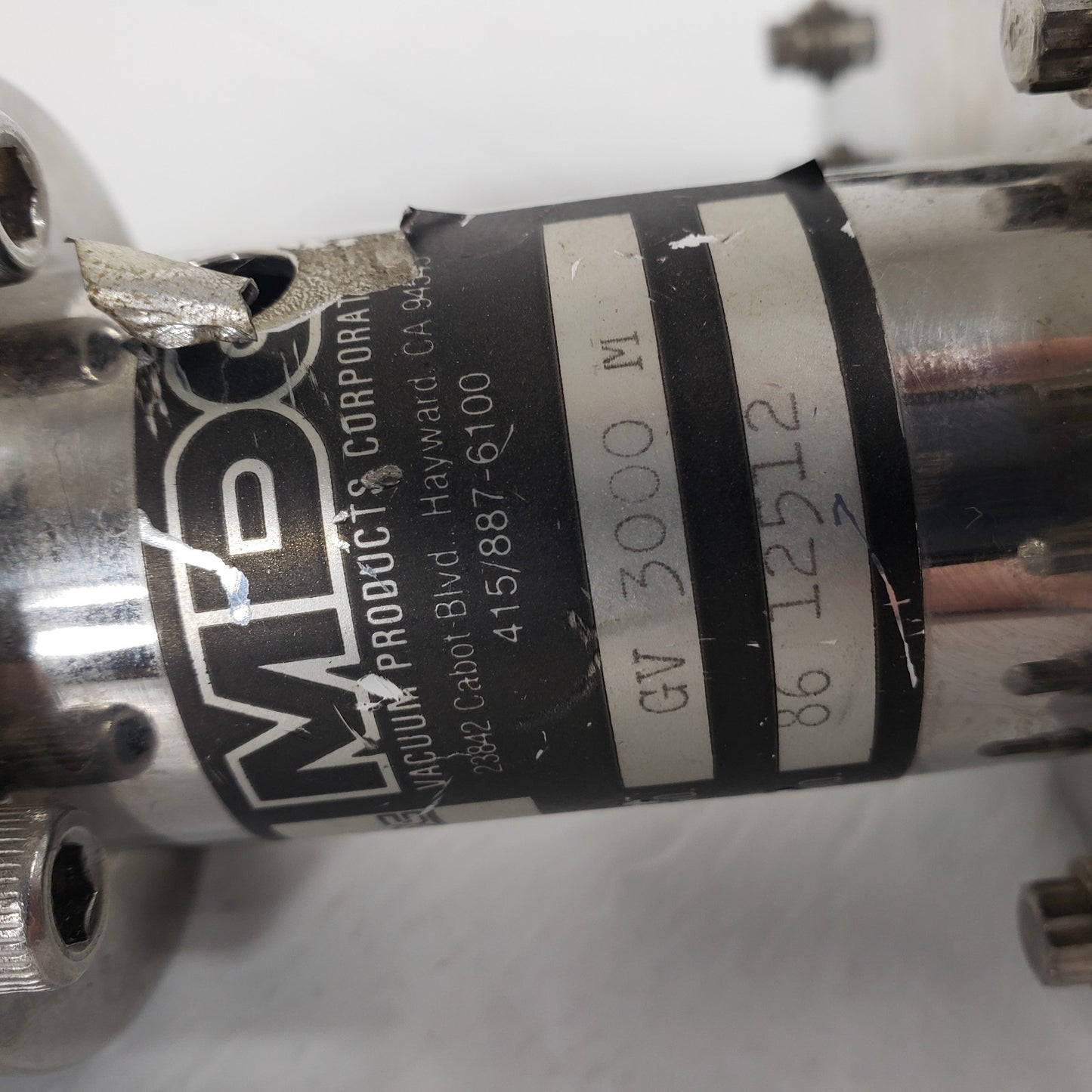 DINGED KNIFE EDGE MDC GV-3000-M Stainless Steel Pneumatic Gate Valve High Vacuum