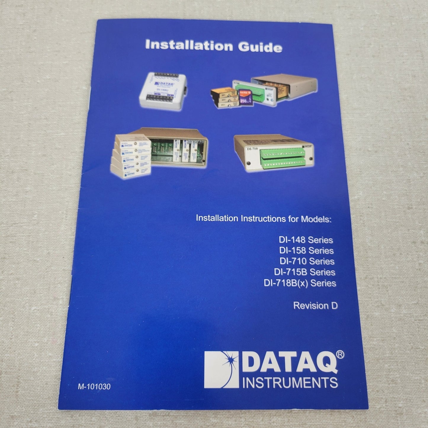 DataQ Instruments DI-158U DAC Isolator Analog USB and Installation Manual CD