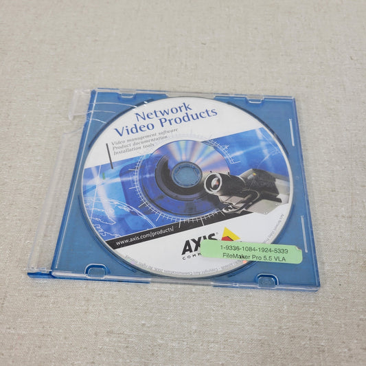 Axis Communications Network Video Products Software Documentation and Tools CD