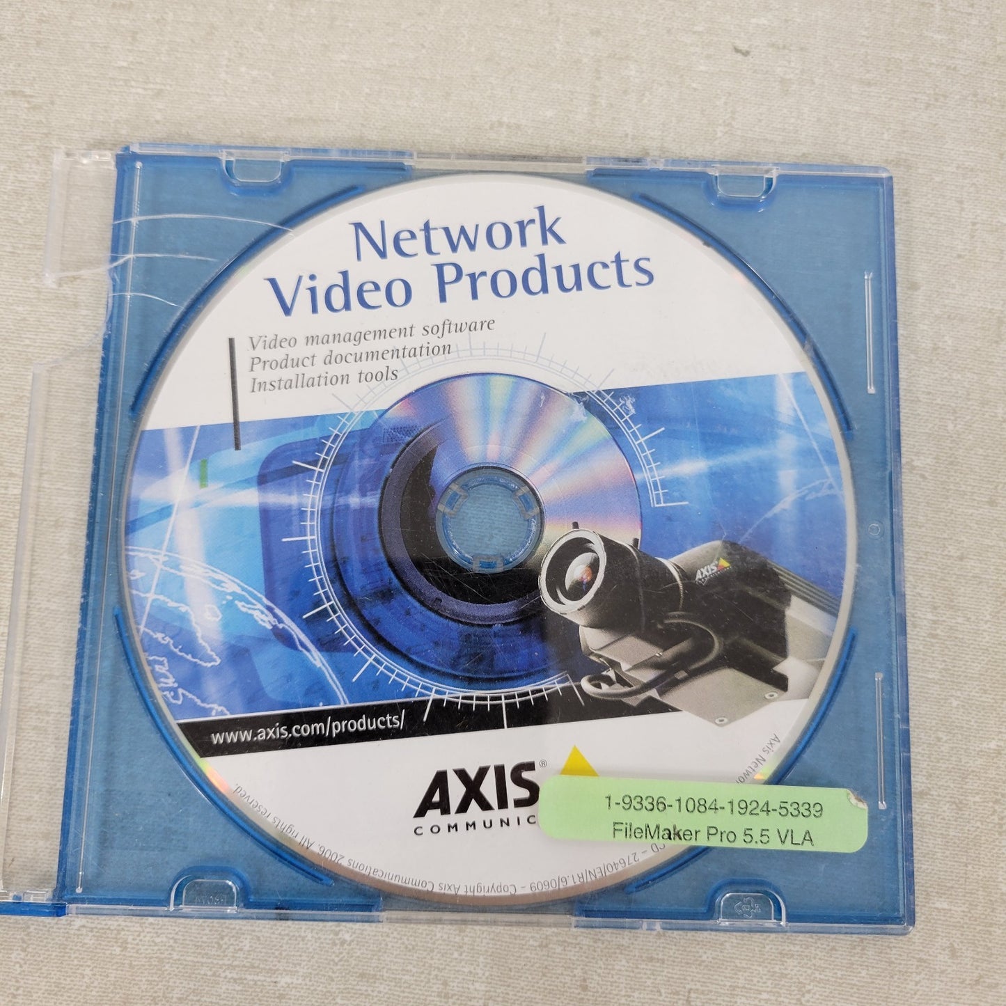 Axis Communications Network Video Products Software Documentation and Tools CD