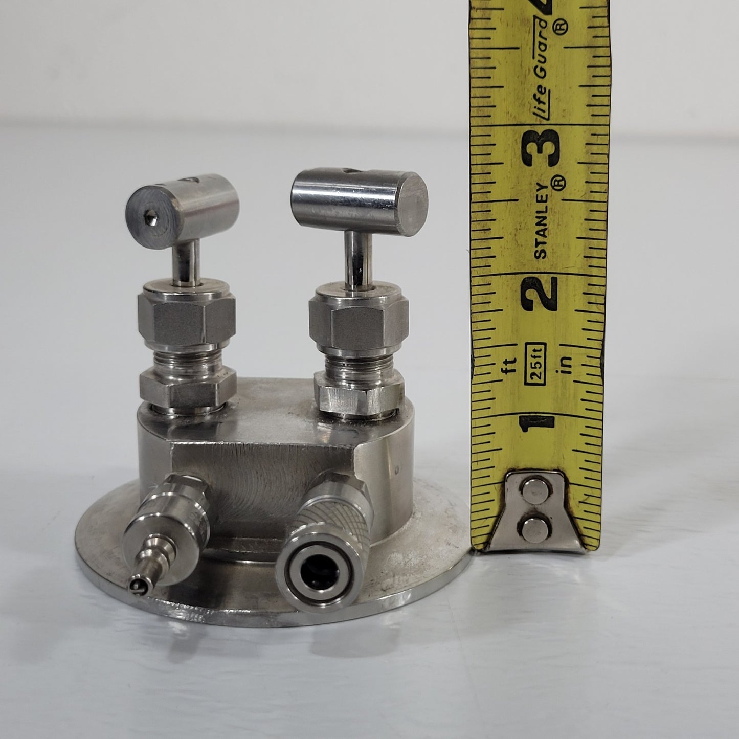 Swagelok Needle Valve Manifold KF50 NW50 Manual Gas Adapters Stainless Steel