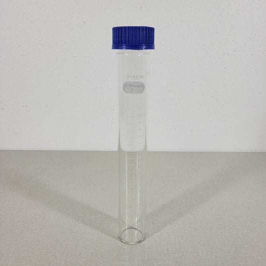 Pyrex 200mL Hybridization Tube Bottle with GL45 Screw-On Lid Flat Bottom