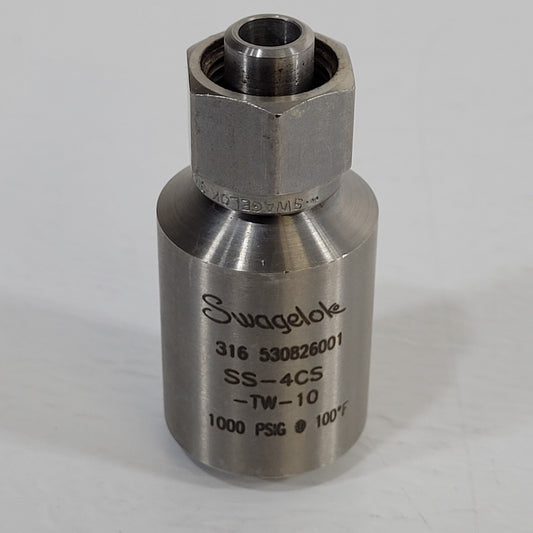 Swagelok SS-4CS-TW-10 Miniature Single Ended Cylinder For Sample 10mL 3/8"