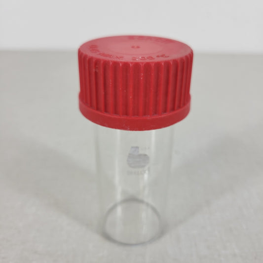 Bellco Glass Hybridization Tube Bottle with GL45 Screw-On Lid 200°C Max