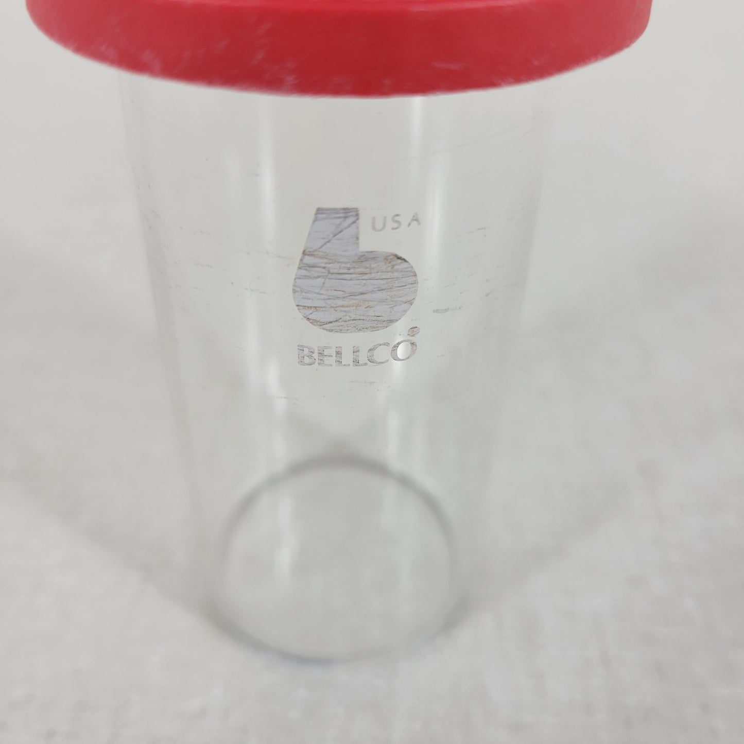 Bellco Glass Hybridization Tube Bottle with GL45 Screw-On Lid 200°C Max