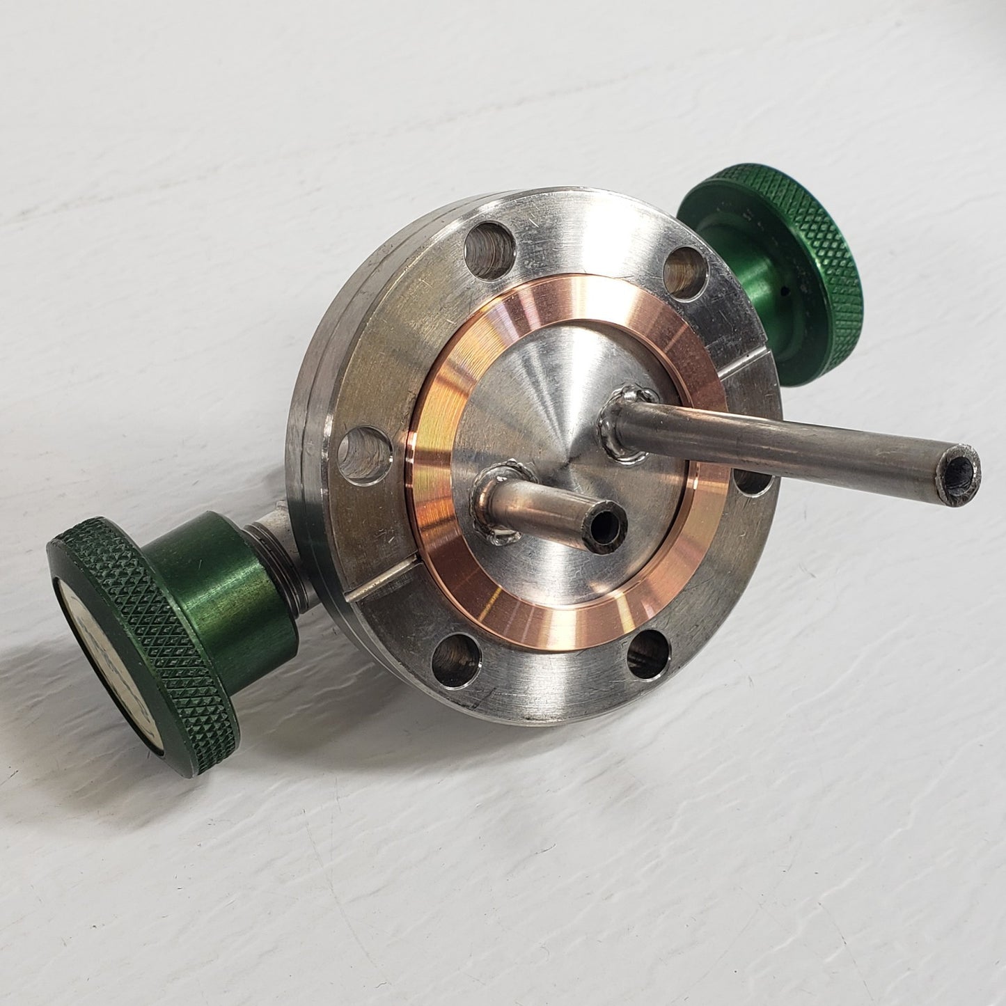 Organometallic Liquid Bubbler for Vapor Phase Deposition Valved 2.75" CF Conflat