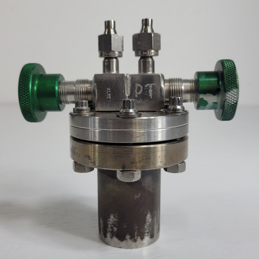 Organometallic Liquid Bubbler for Precursor Deposition Valved 2.75" CF Conflat