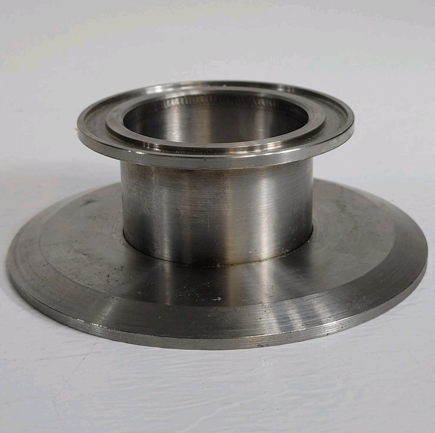 Tri-Clamp Clover 2-1/2" to 4" Adapter Stainless Steel Sanitary for Fluid Systems