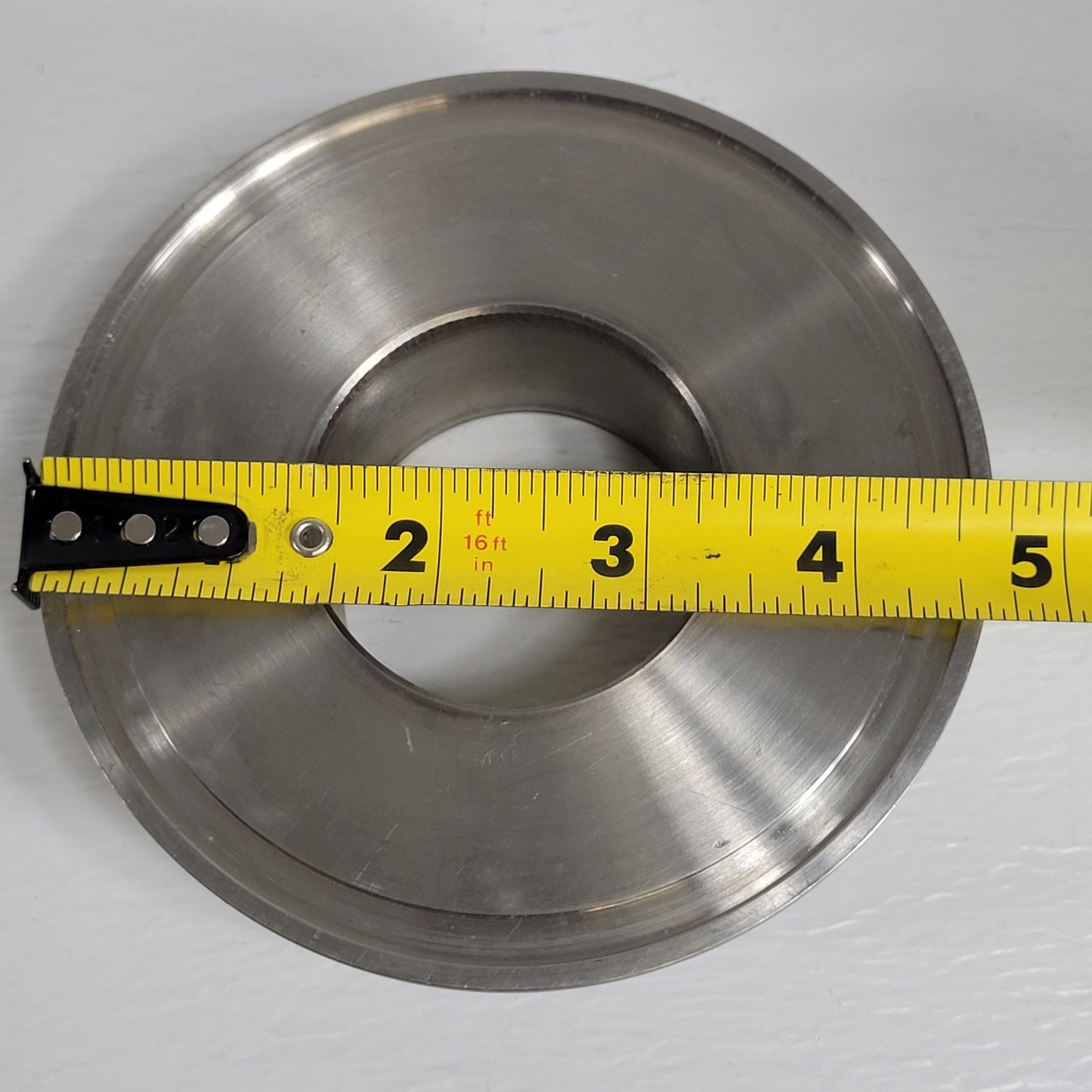 Tri-Clamp Clover 2-1/2" to 4" Adapter Stainless Steel Sanitary for Fluid Systems