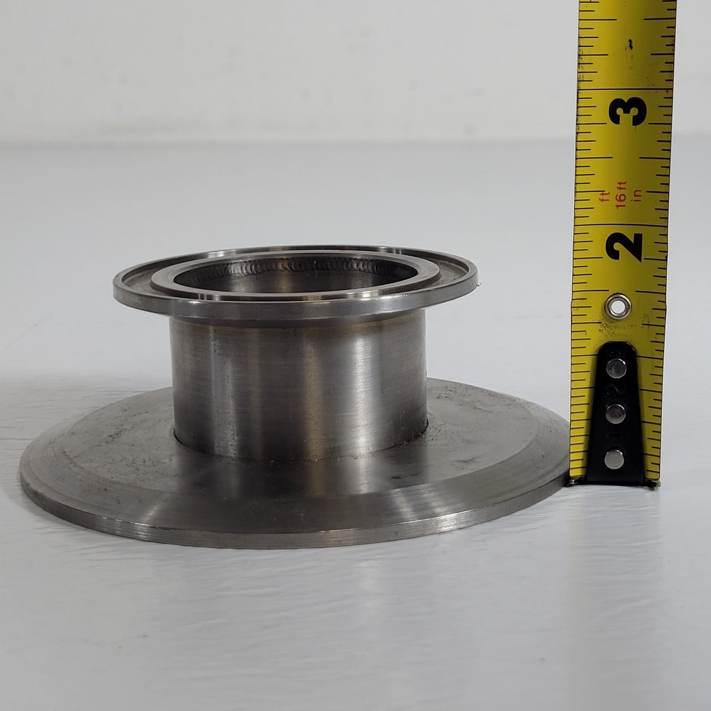 Tri-Clamp Clover 2-1/2" to 4" Adapter Stainless Steel Sanitary for Fluid Systems