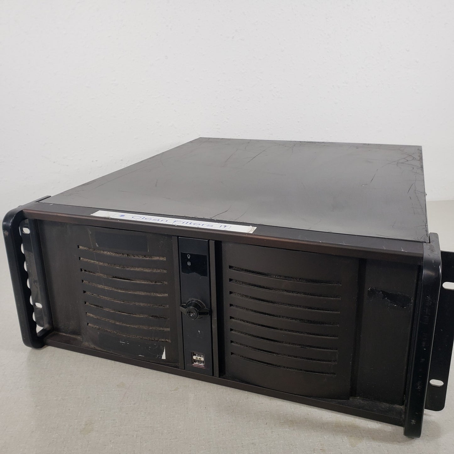4U CCTV Controller Rack Mount BNC Connectors Handles With Camera Software Win2k