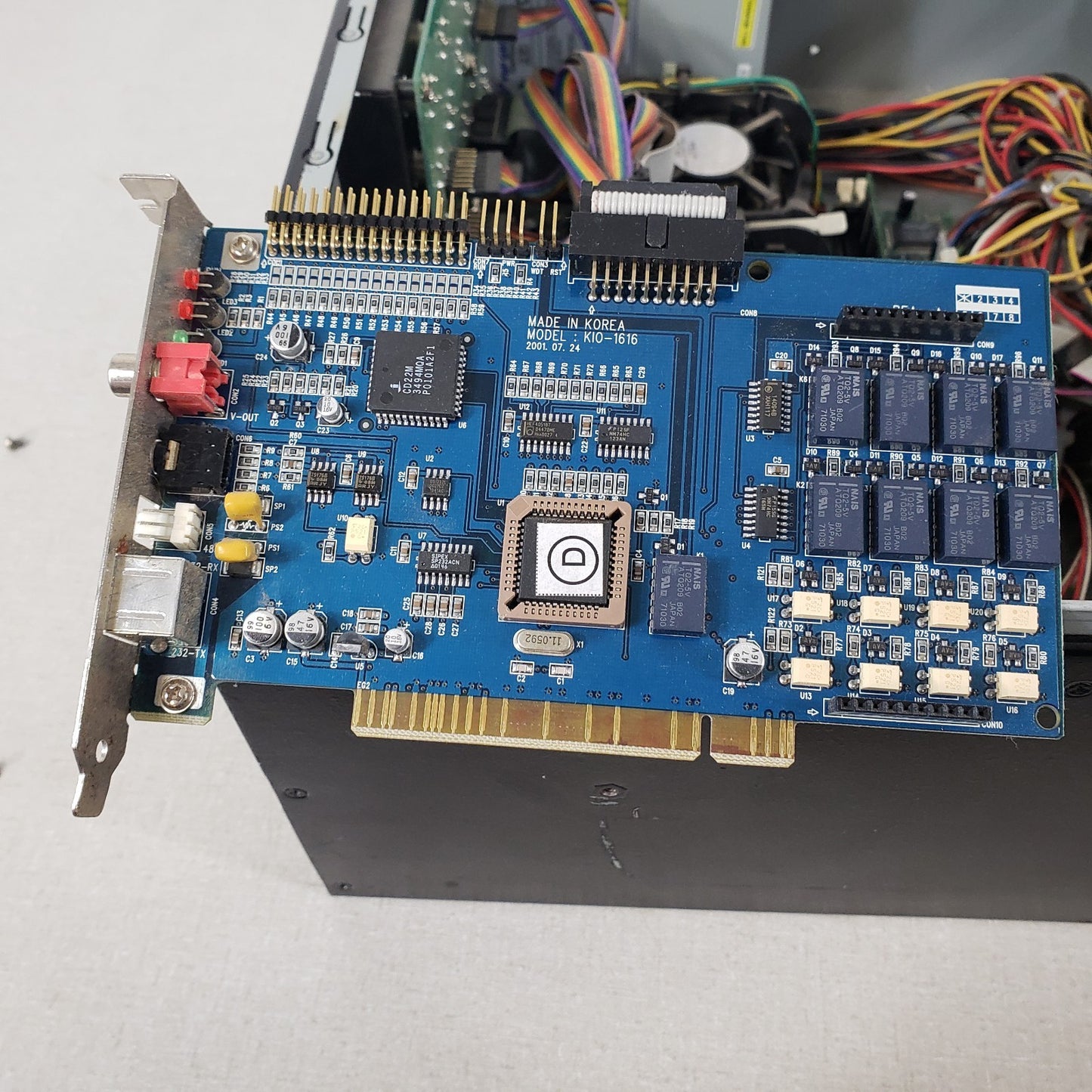 4U CCTV Controller Rack Mount BNC Connectors Handles With Camera Software Win2k