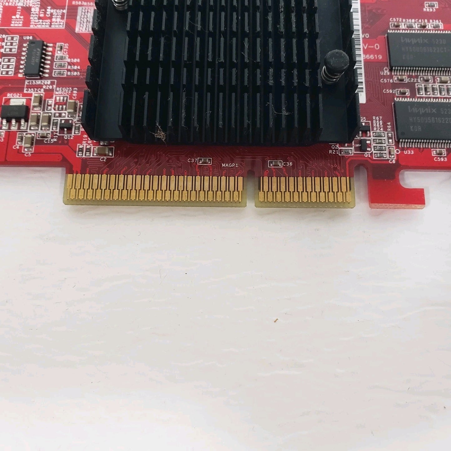 Asus A9550-TD-128M Radeon 9550 128MB AGP Video Graphics Card VGA DVI-I S Video