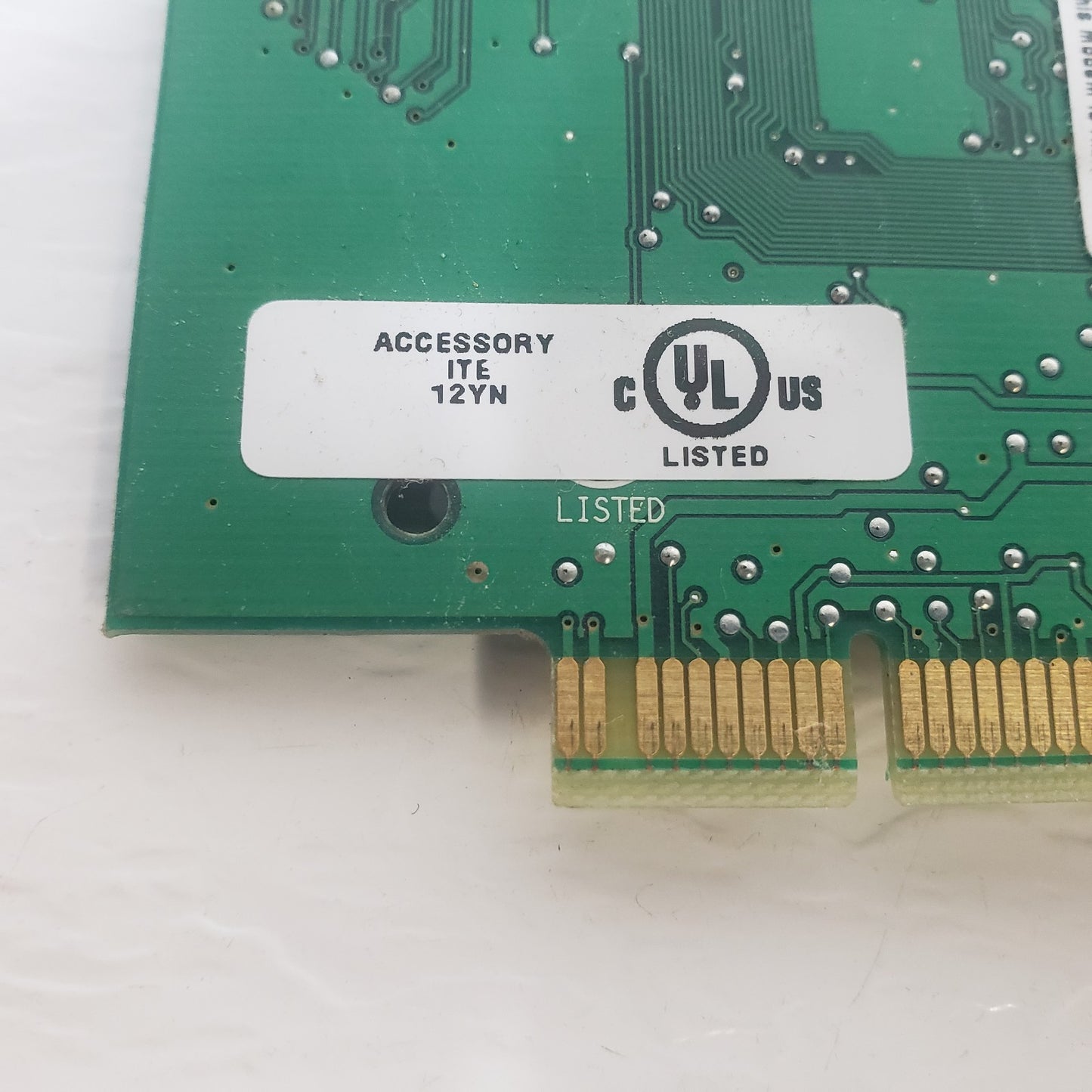 US Robotics 3CP2877-OEM 56K Fax Modem Full Height PCI Expansion Card W/ Speaker