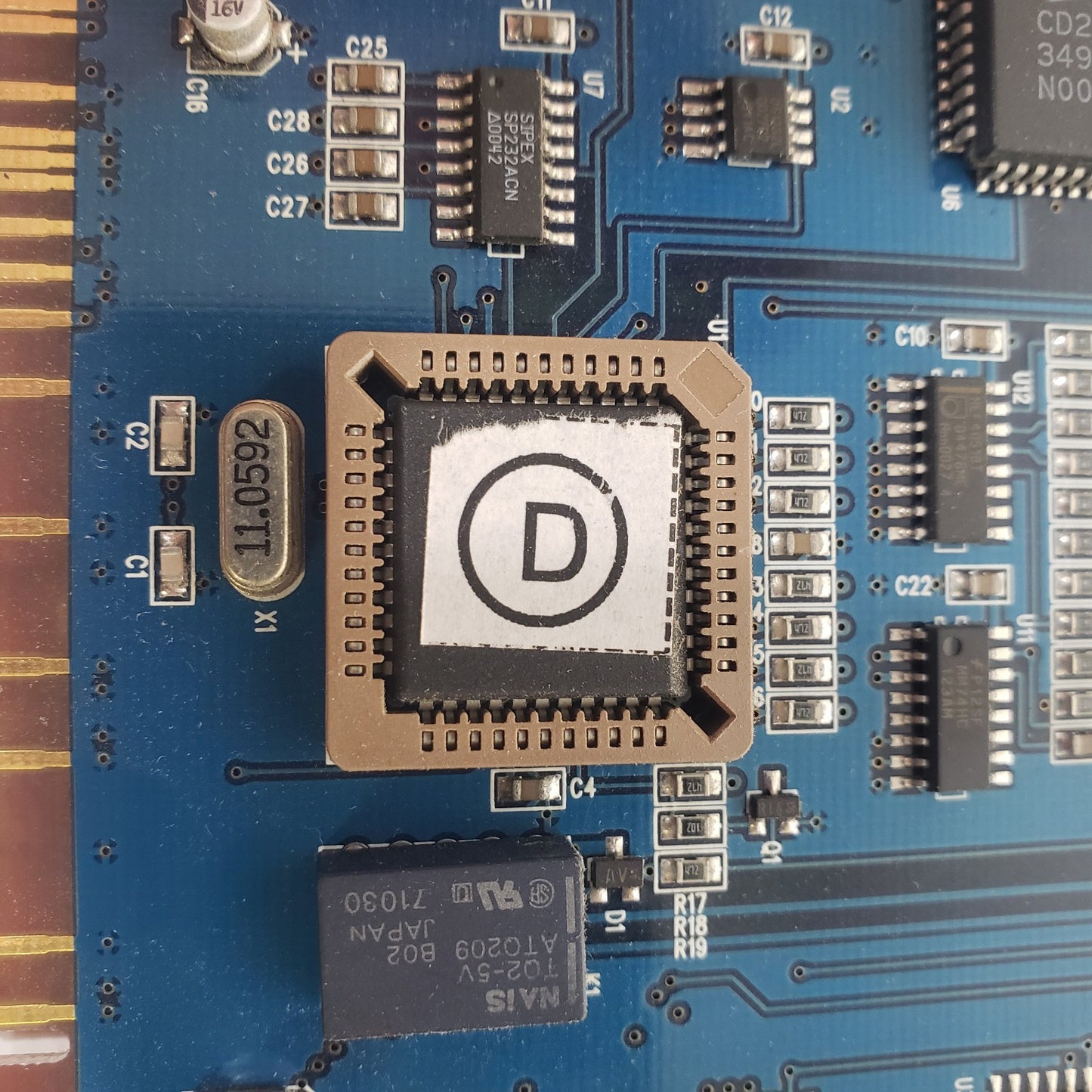 Kodicom KIO-1616 DVR Extended Alert Machine Vision PCI Expansion Card RS232