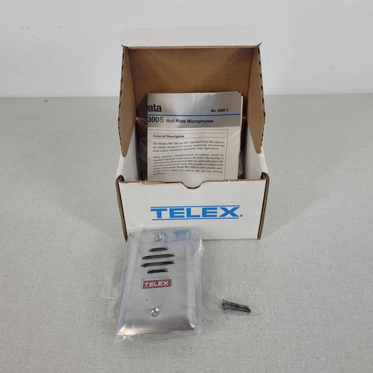 Telex WP-300 70666-001 Omni-Directional Wall Plate Microphones Multi Purpose