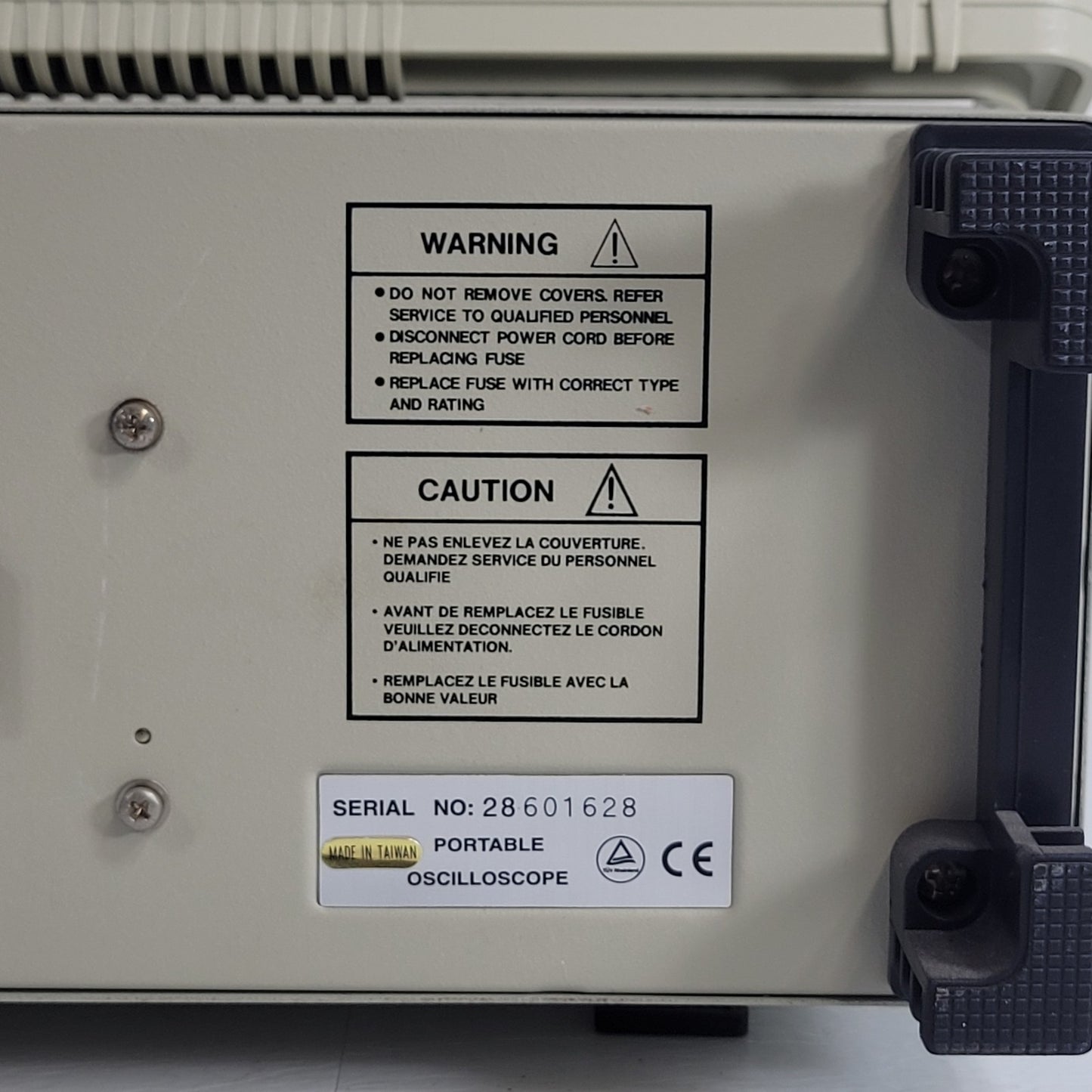 Tested BK Precision 2120B Portable Oscilloscope 20MHz Electrical Signal Measurer