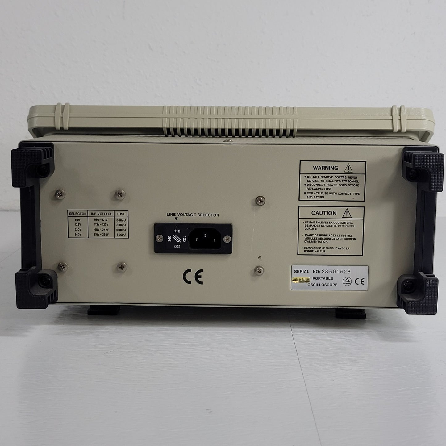 Tested BK Precision 2120B Portable Oscilloscope 20MHz Electrical Signal Measurer