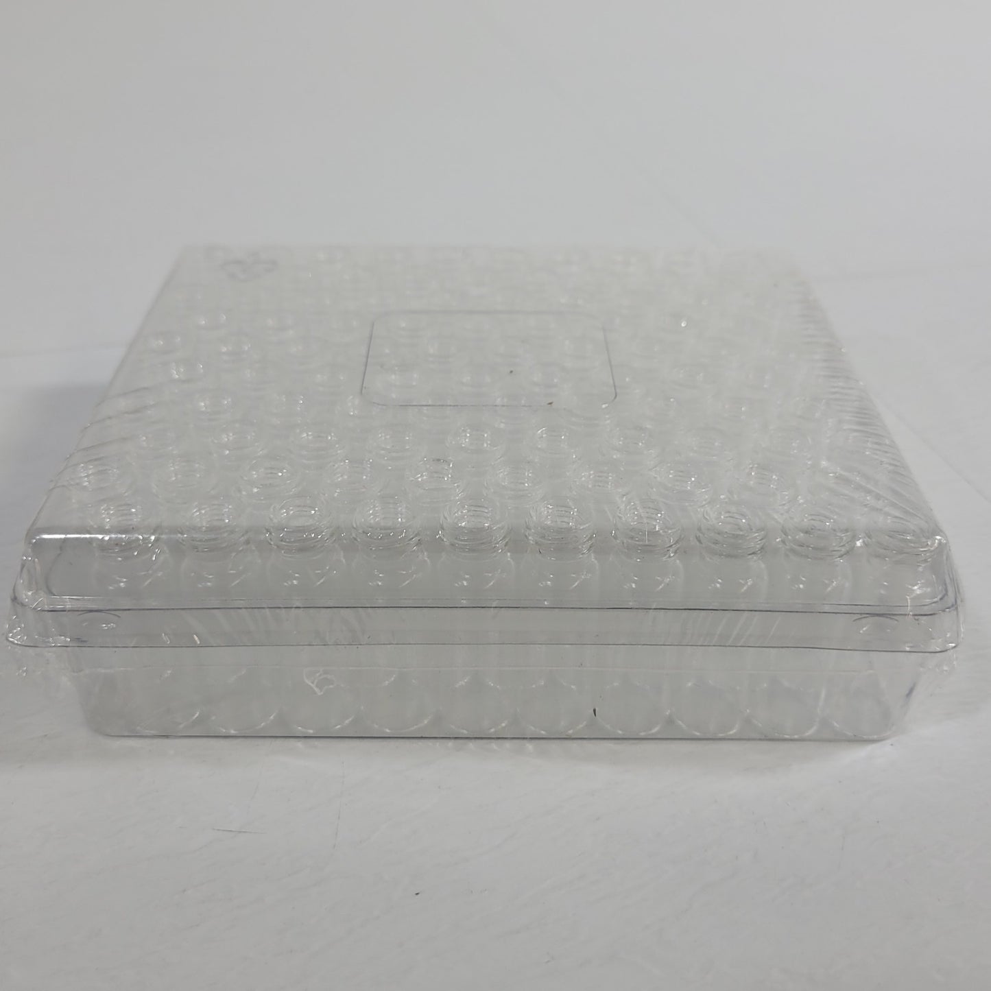 National Scientific C4015-90 Clear 4ml Vial Kit 100 Tubes & Black Open Top Caps