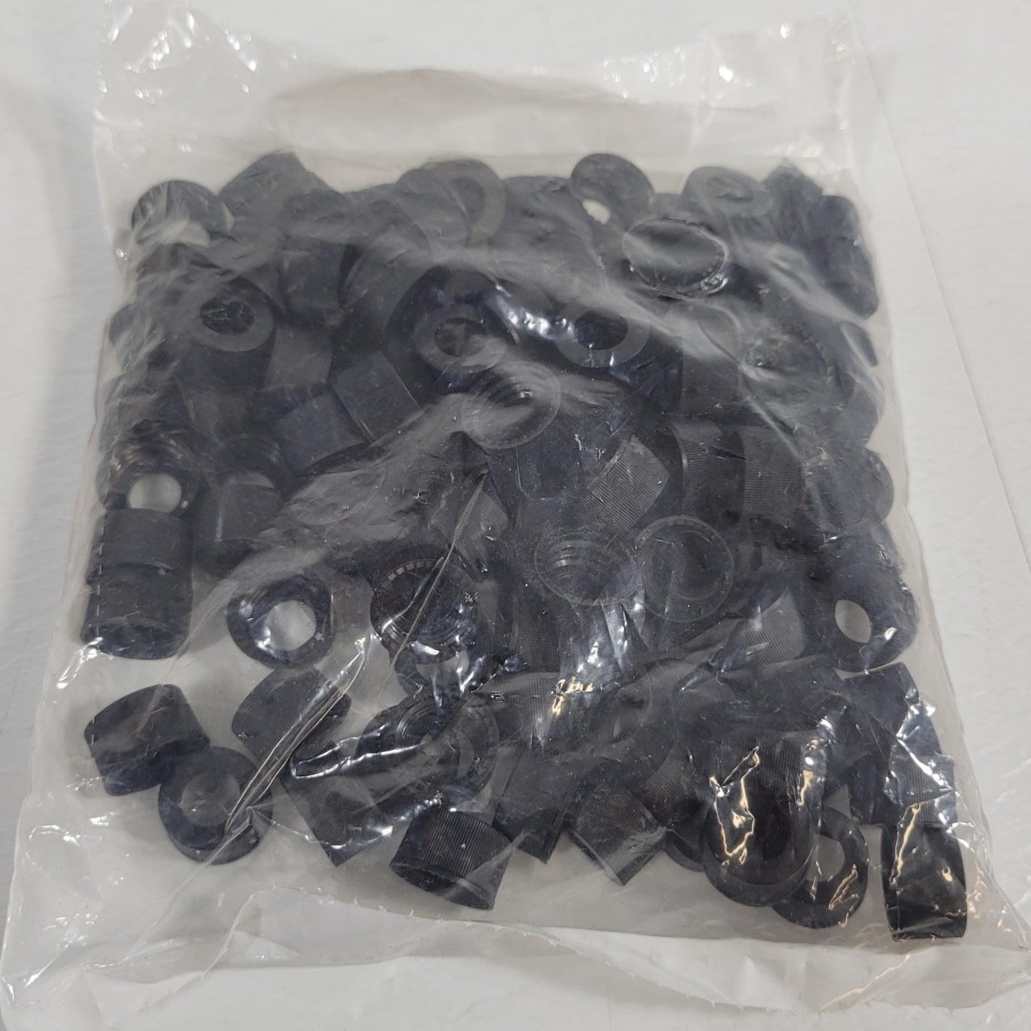 National Scientific C4015-90 Clear 4ml Vial Kit 100 Tubes & Black Open Top Caps