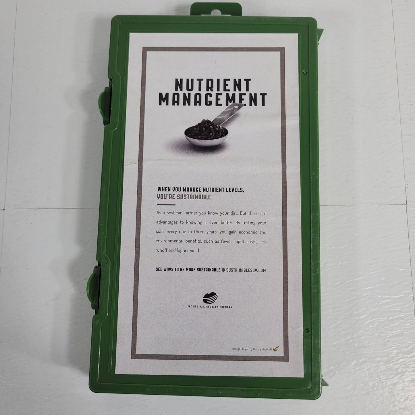 United Soybean Board Soil Test Kit Measure Ph, Nitrogen, Phosphorus & Potassium