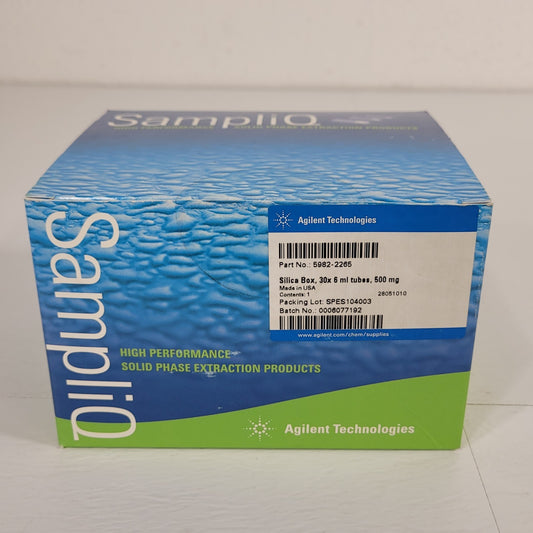Agilent Technologies SampliQ Silica Box 30x 6 ml Tubes, 500 mg 5982-2265 SPE