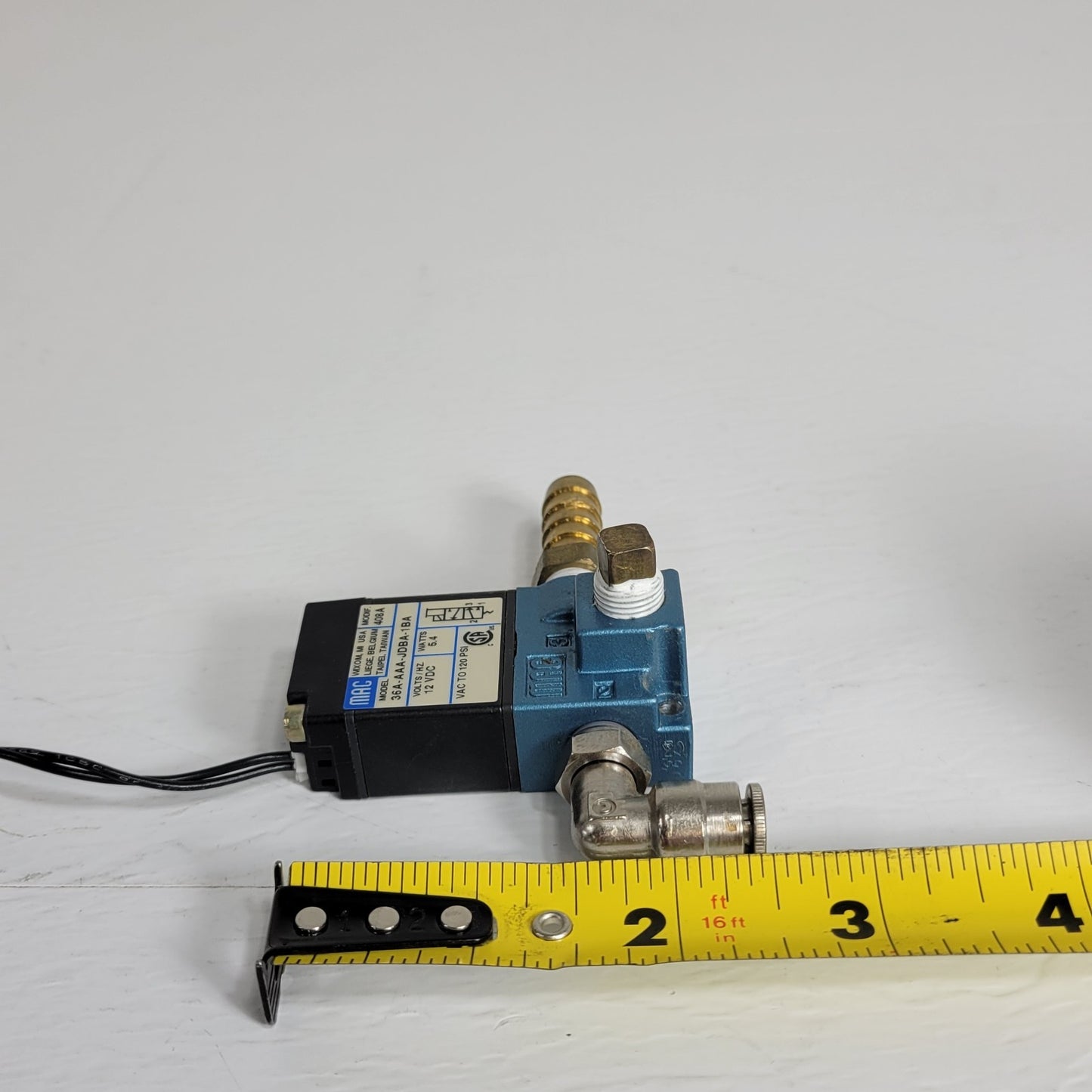 MAC 36A 3 Way Poppet Valve 36A-AAA-JDBA-1BA Soleniod Valve 1/8" NPT