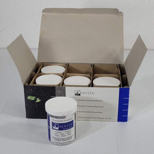Solvita Incubation Jars 6 Total For Compost/Kompost Maturity Test Soil Samples