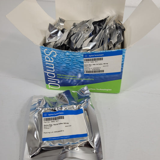 Agilent Technologies 1mL Plastic Tubes 14 Total Packs 100mg 5982-1811 SampliQ