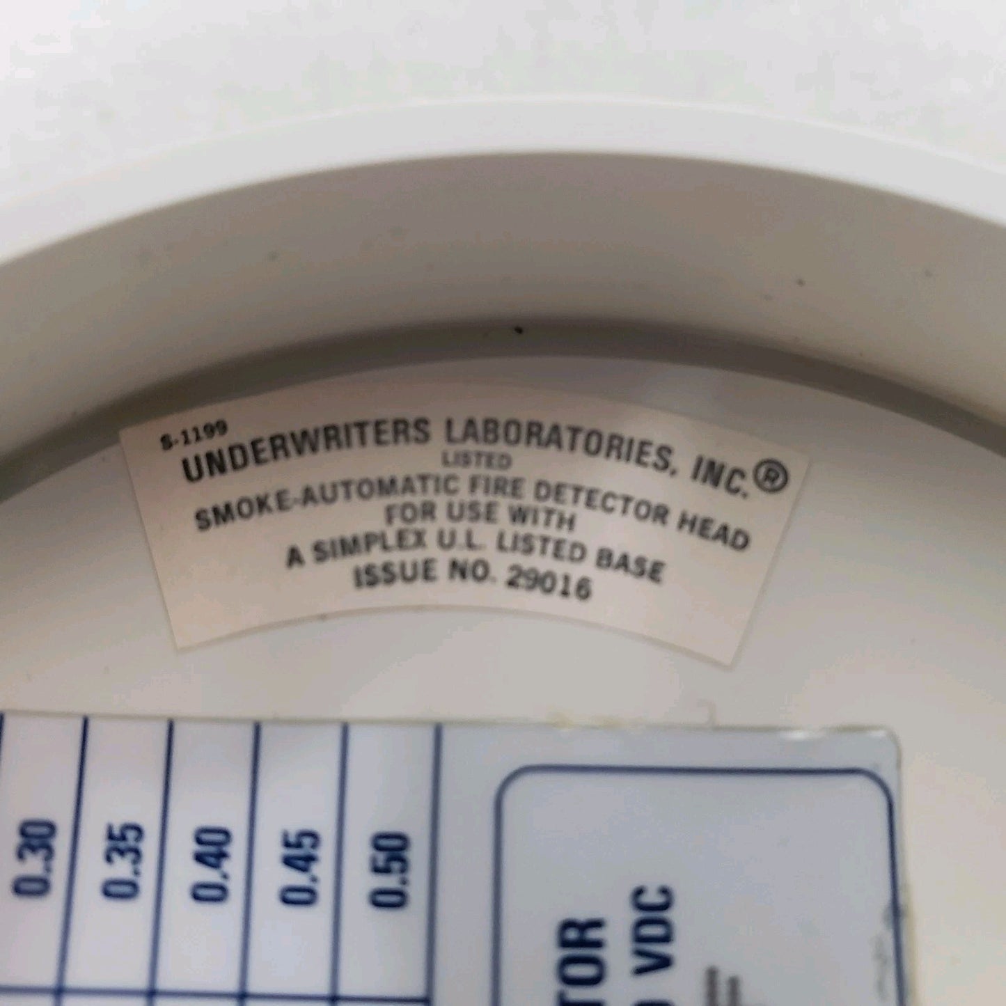 Simplex 2098‐9603 Photo Electric Smoke Detector 477-605 0.25A 30VDC Fire Alert