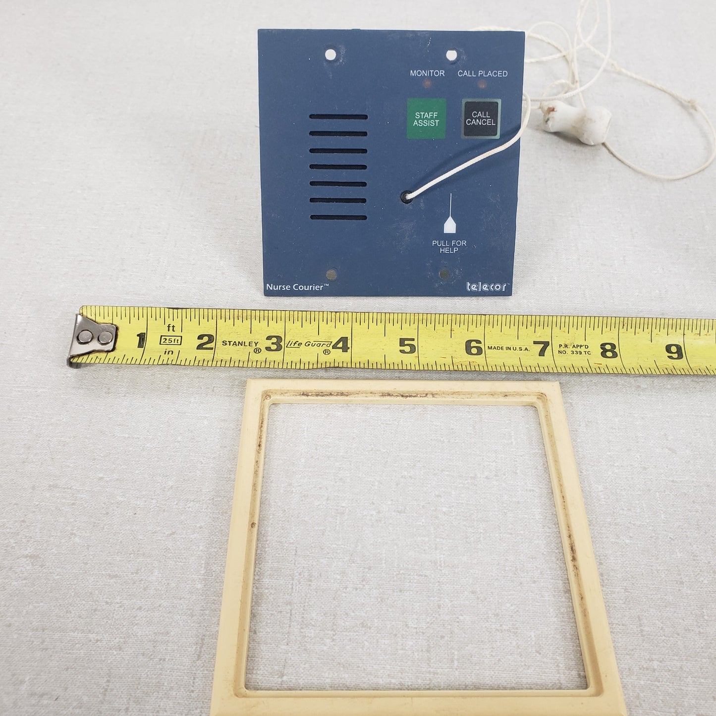 Telecor NC2-R3 Nurse Courier Staff Assist Pull For Help Patient Station Speaker