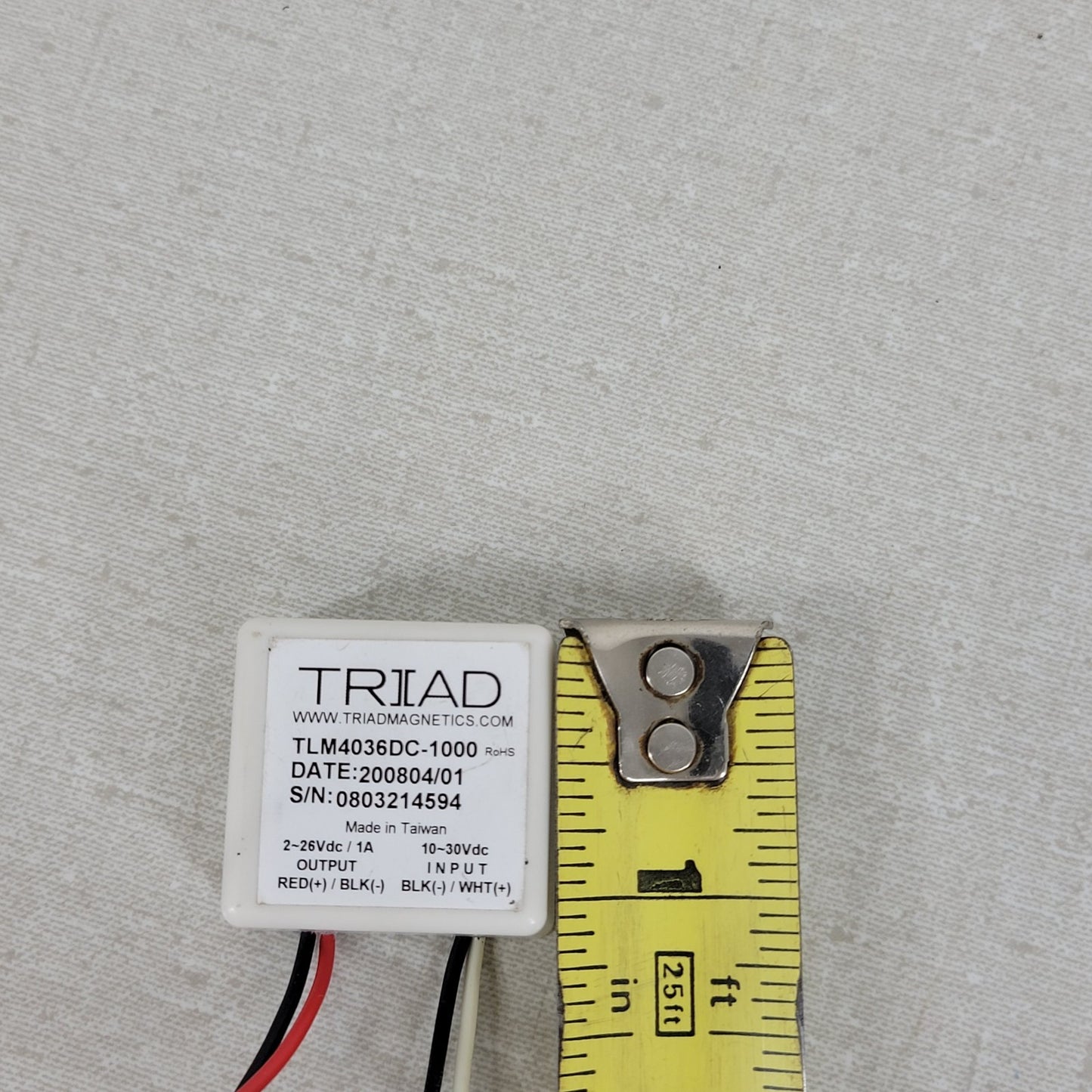Triad TLM4036DC-1000 10-30Vdc 2-26Vdc Encapsulated DC/DC Switching Power Supply