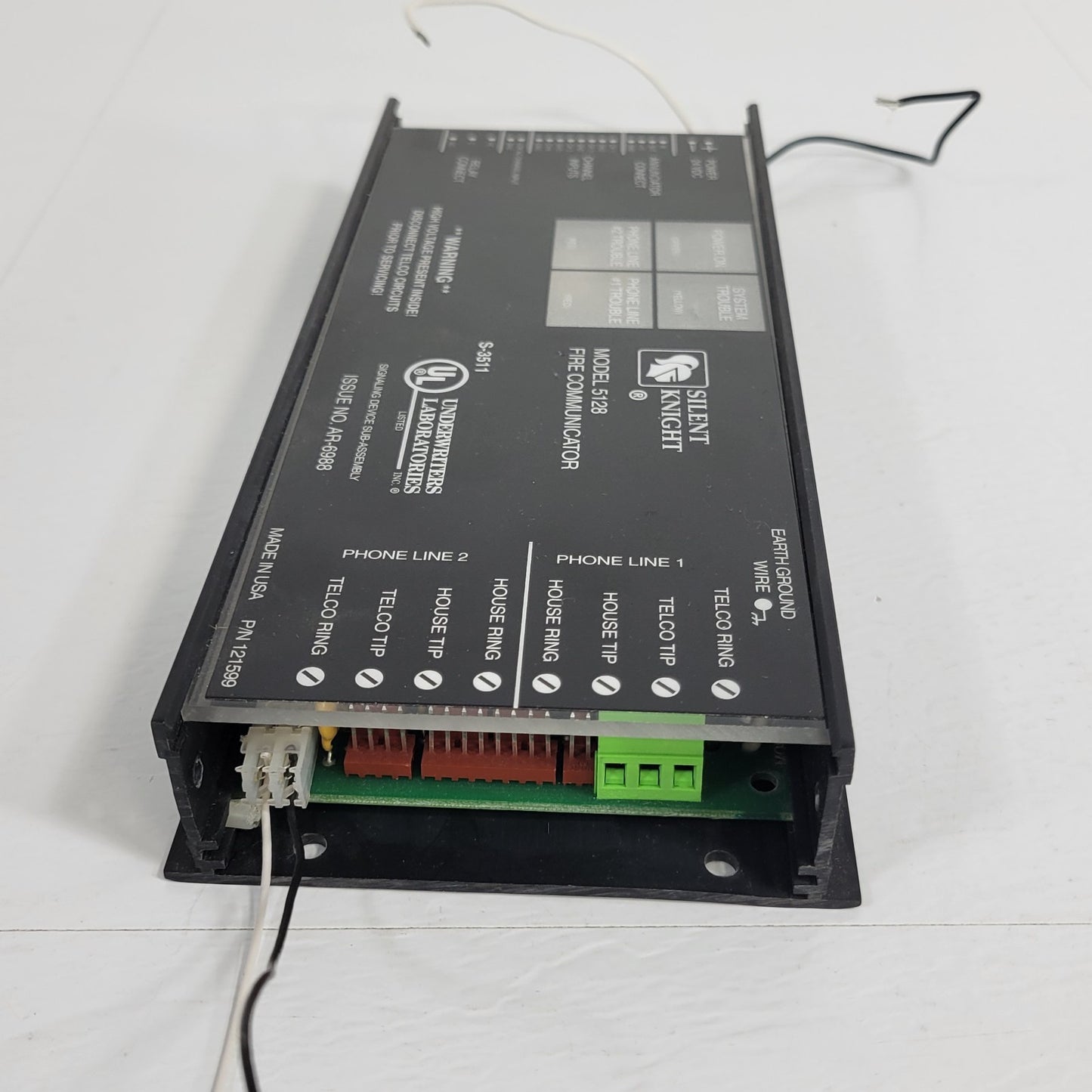 Silent Knight 5128 Fire Communicator Board 4 Channels Inputs AR-6988
