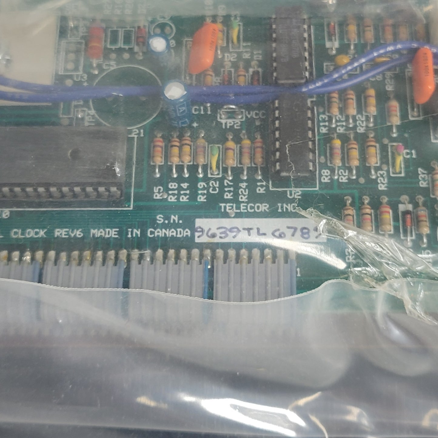 Telecor 2420-F Digital Clock Board Midwest Time Control 9447TL2418