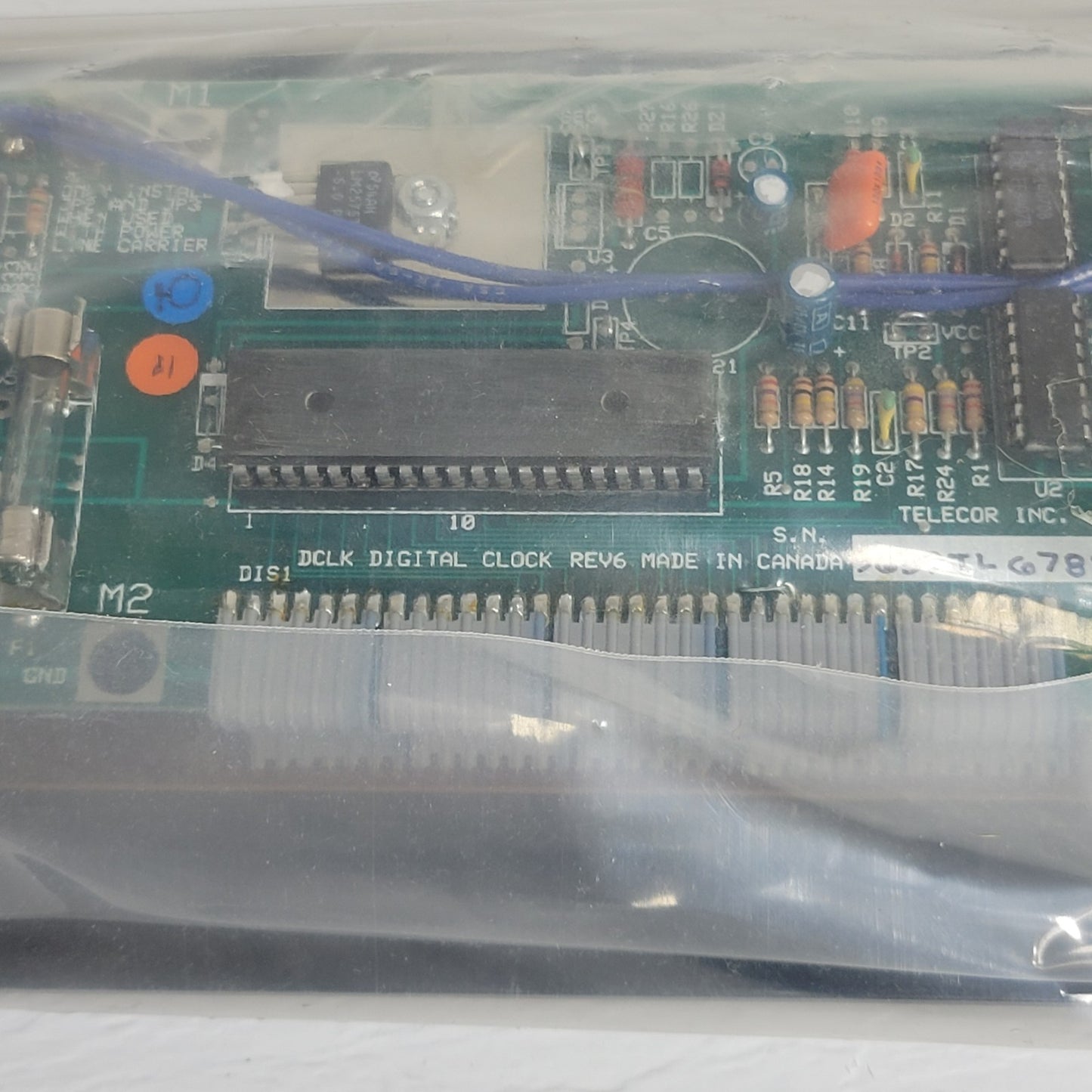 Telecor 2420-F Digital Clock Board Midwest Time Control 9447TL2418