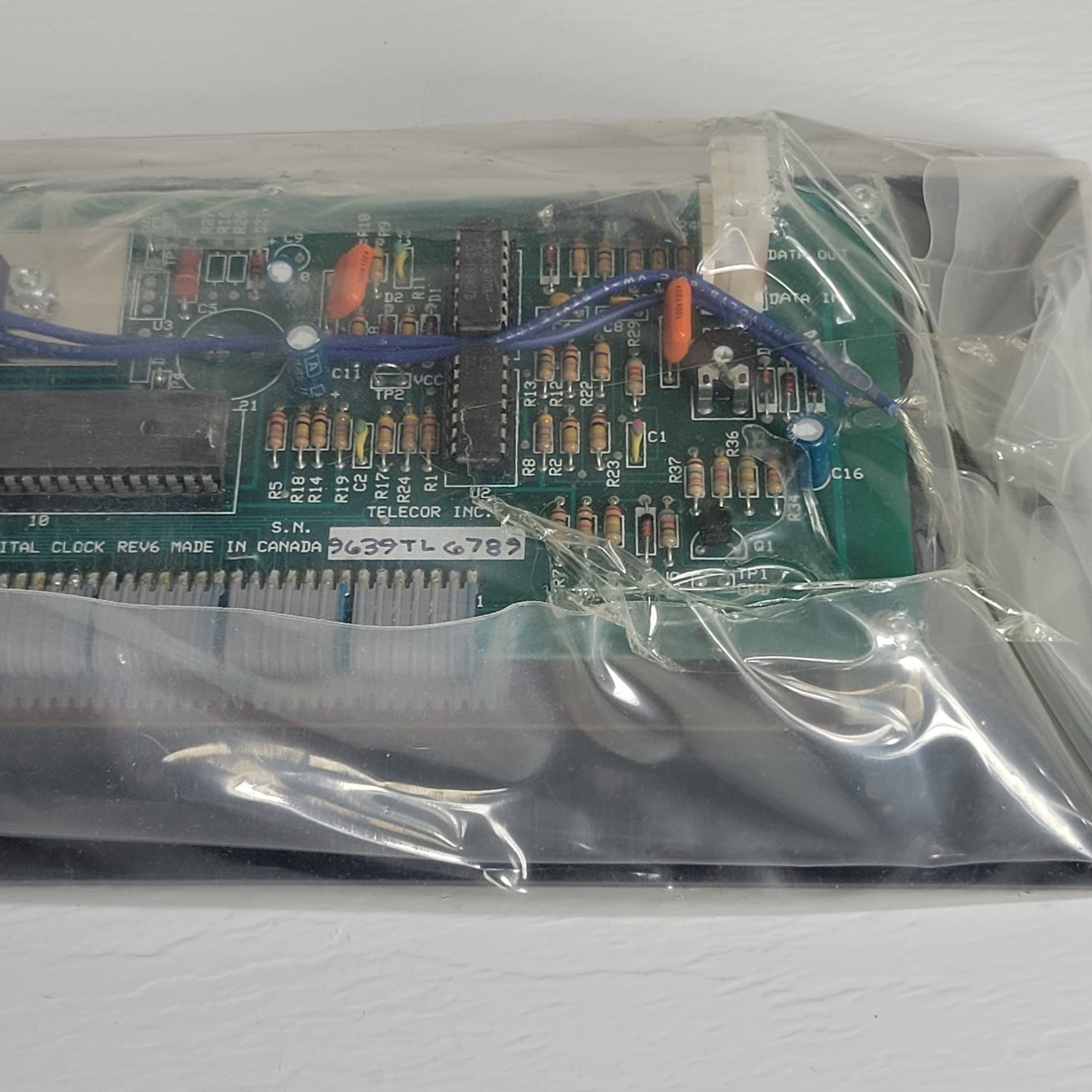 Telecor 2420-F Digital Clock Board Midwest Time Control 9447TL2418