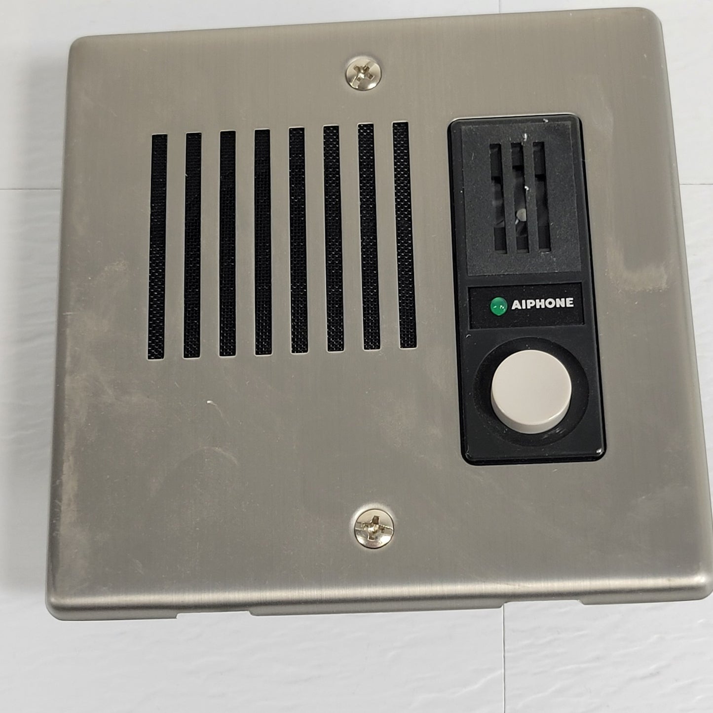 Aiphone NA-JA Flush Mount Audio Intercom Stainless Steel Push Button