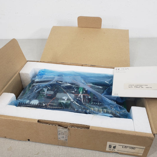 TOA LU-100 94C0230049 Line Unit Interface Board Incoming Outgoing Call Monitor