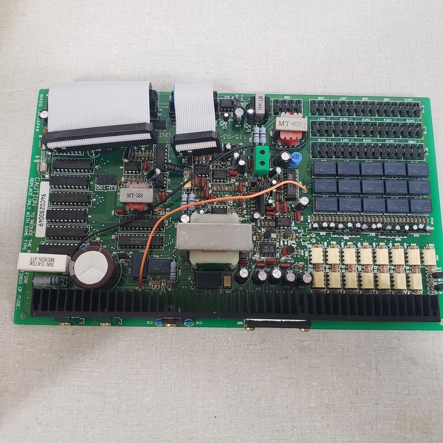 TOA LU-100 94C0230049 Line Unit Interface Board Incoming Outgoing Call Monitor