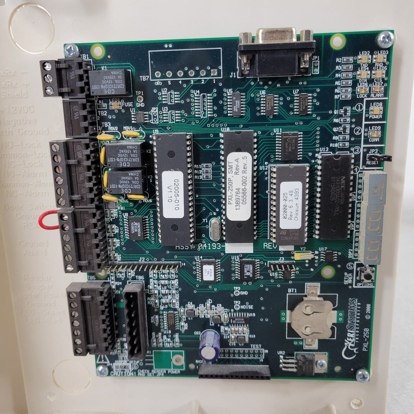 Keri Systems PXL-250 2 Door Tiger Controller Unit Alarm Expansion Board
