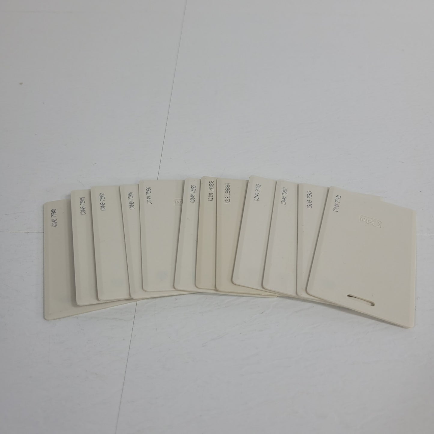 *Lot Of 12* Keri Systems KC-10X Standard Light Proximity RFID Card White
