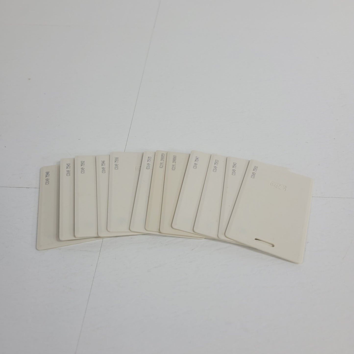 *Lot Of 12* Keri Systems KC-10X Standard Light Proximity RFID Card White