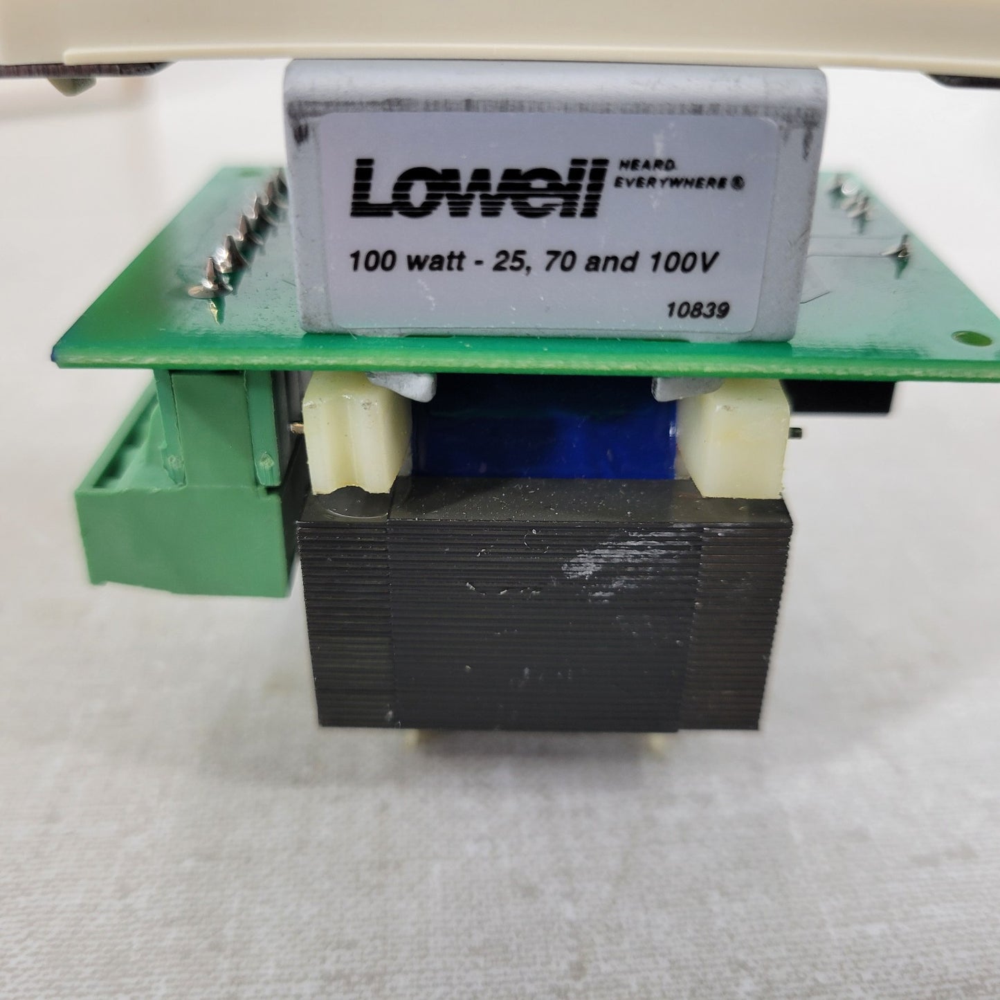 Lowell 100LVCPADA Volume Attenuator Single Gang With Wall Plate 100W 70V/25V