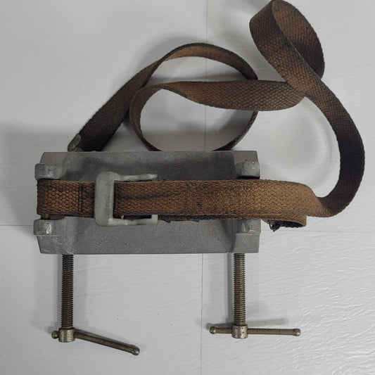 Gas Cylinder Holder for Bench Safety Adjustable Belt Mount Secure Strap Storage