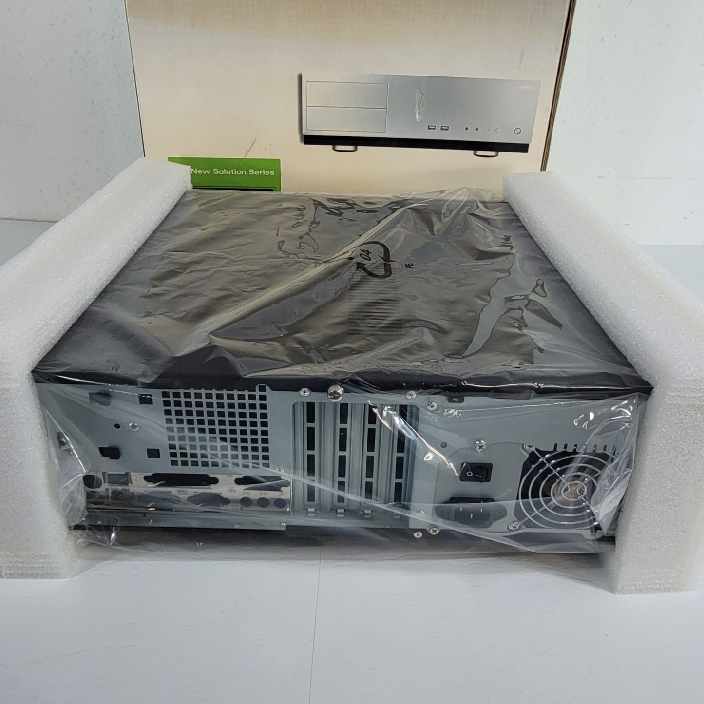 Antec NSK2400 Solution Series Steel Micro ATX Desktop Computer Case Black/Silver