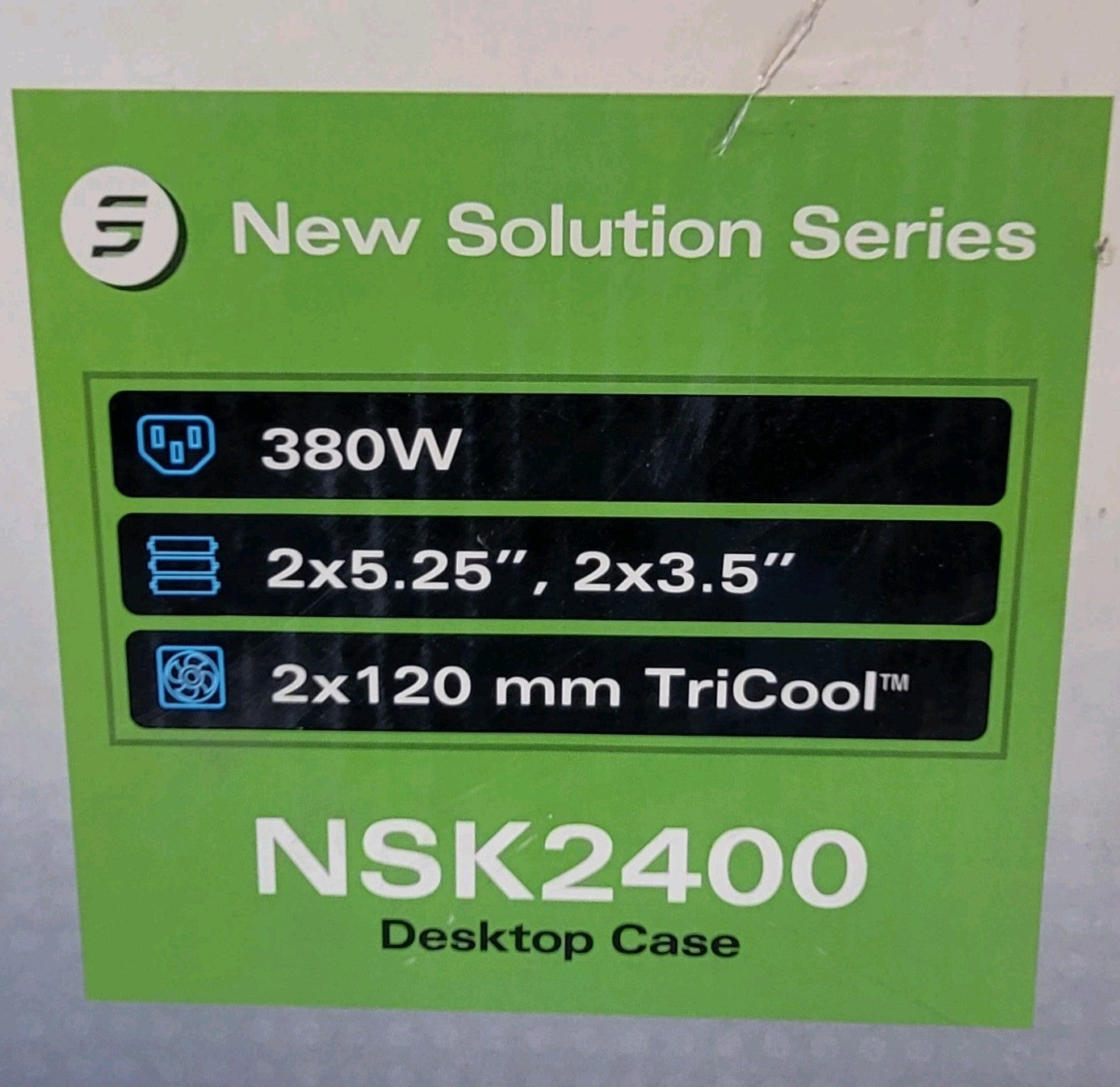 Antec NSK2400 Solution Series Steel Micro ATX Desktop Computer Case Black/Silver