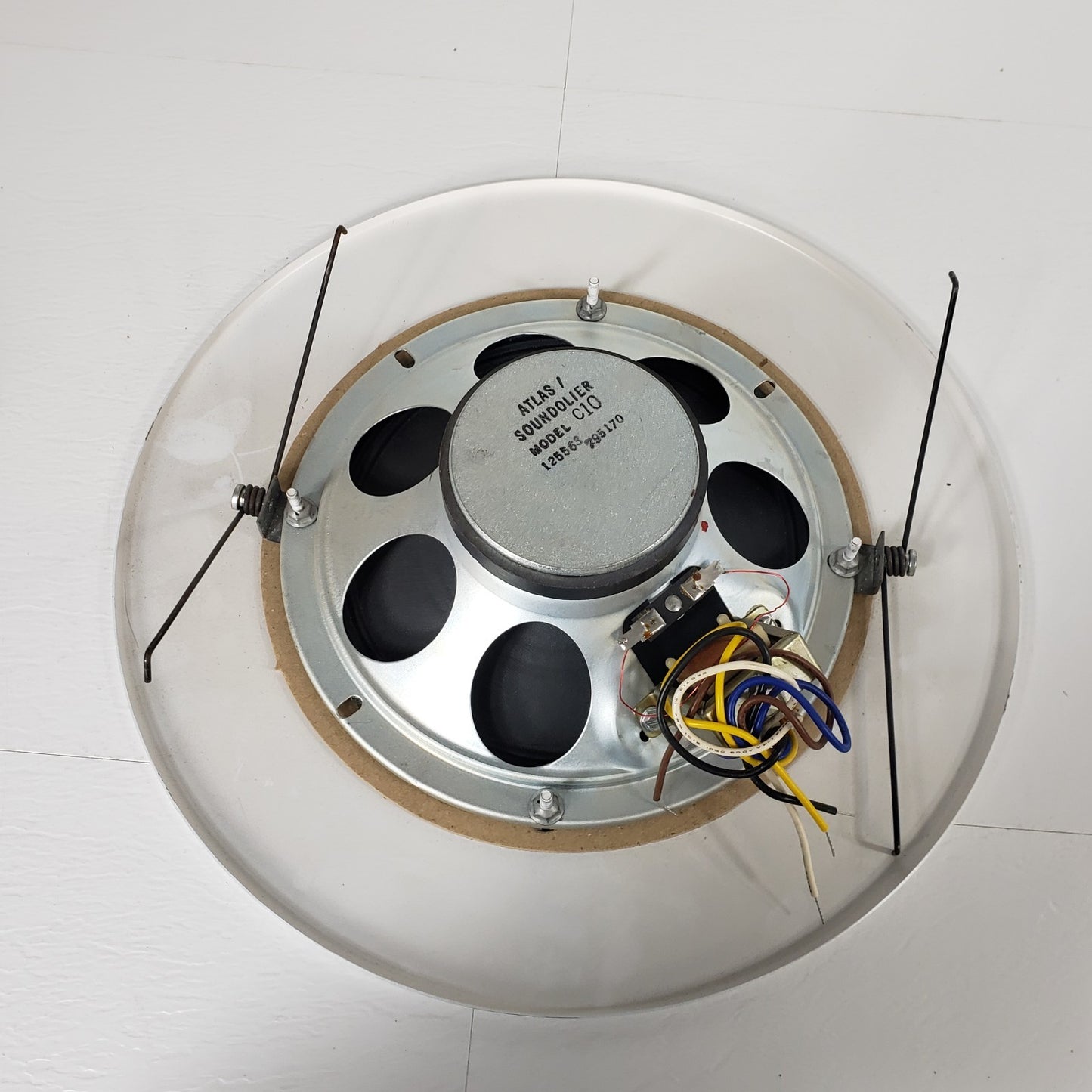 Atlas Soundolier C10 Speaker 8" 25W Dual Cone In-Ceiling Speaker With Mount