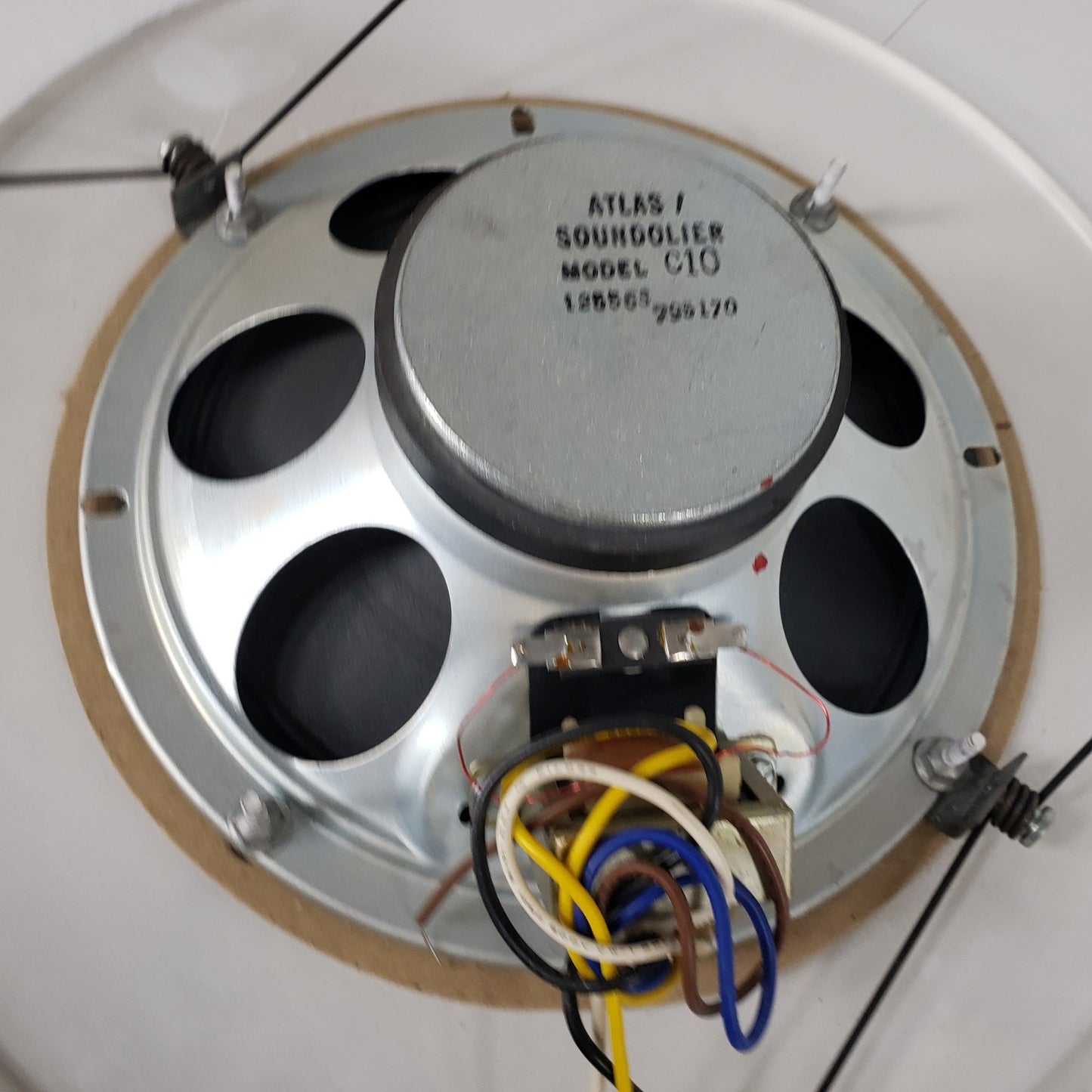 Atlas Soundolier C10 Speaker 8" 25W Dual Cone In-Ceiling Speaker With Mount