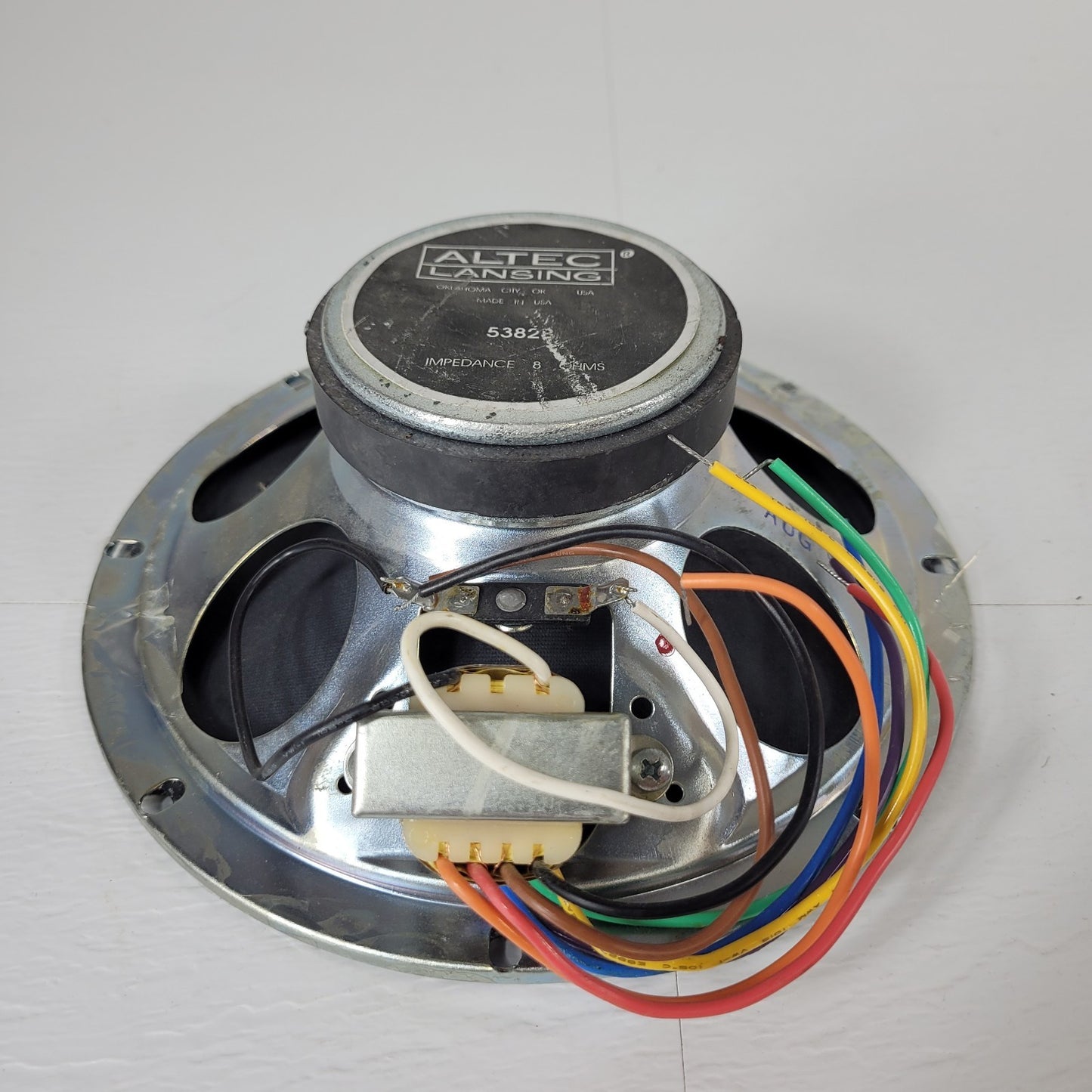 Altec Lansing 5382B 8" Impedance Speaker 8 ohms Western Electric